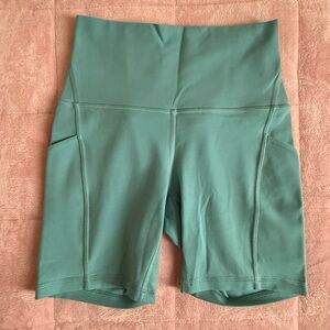 Lululemon Athletica Teal Bike Shorts